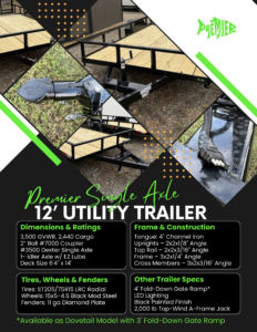 NEW TRAILERS BY PREMIER – ShedMart USA